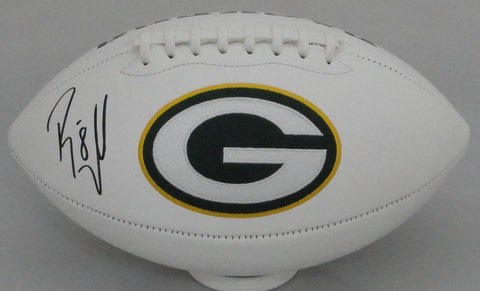 Packers RYAN LONGWELL Signed Wilson White Panel Logo Football AUTO - JSA