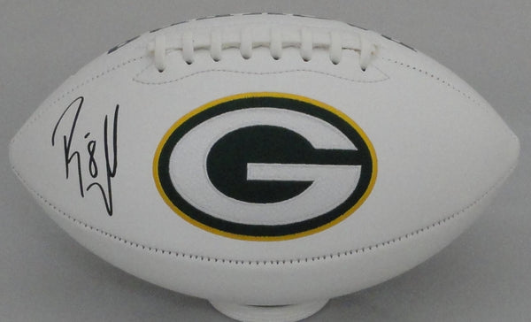 Packers RYAN LONGWELL Signed Wilson White Panel Logo Football AUTO - JSA
