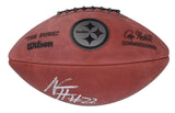 Najee Harris Autographed Steelers Metallic Logo NFL Duke Football Fanatics