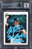 Marlins John Lynch Authentic Signed 1992 Upper Deck Minors #21 Card BAS Slabbed