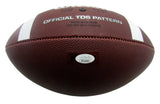 Saquon Barkley Signed Leather Wilson NFL Football Philadelphia Eagles JSA 210033