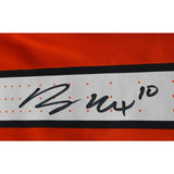 Bo Nix Autographed/Signed Denver Broncos Orange Nike Jersey sz XL Beckett 47529