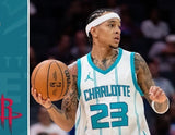 Tre Mann Signed Charlotte Hornets Jersey (Beckett) 2021 1st Round Draft Pick/ PG