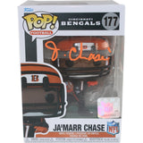 Ja'Marr Chase Autographed Cincinnati Bengals Funko Pop! #177 Beckett 50959