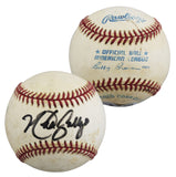 Athletics Mike Gallego Authentic Signed Bobby Brown OAL Baseball BAS #BU64185