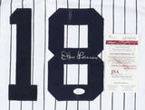 Don Larsen Signed Yankees Jersey (JSA COA) Pitched Perfect Game 56 World Series
