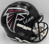 Kyle Pitts Autographed Speed Full Size Helmet Falcons Beckett Witness #WL14604