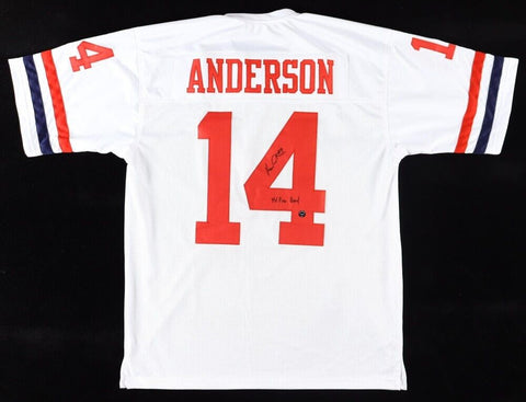 Ken Anderson Signed Jersey Inscribed "4x Pro Bowl" (Playball Ink)