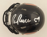 Ron Rivera Signed Chicago Bears Mini Helmet (Beckett) 1985 Super Bowl XX L.B.