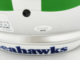 TYLER LOCKETT AUTOGRAPHED SEAHAWKS 1983-01 THROWBACK FULL SIZE HELMET MCS 236383