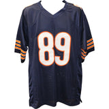 Mike Ditka Autographed/Signed Pro Style size XL Blue Jersey JSA 50301