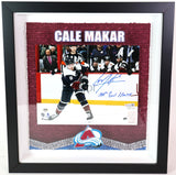 Cale Makar Autographed & Inscribed "100th Goal" 8x10 Photo Framed Fanatics COA
