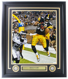 Hines Ward Signed Framed Pittsburg Steelers 16x20 Vs Eagles Photo JSA ITP