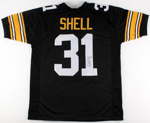 Donnie Shell Signed Pittsburgh Steelers Jersey (TSE COA) 4xSuper Bowl Champion