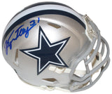 George Teague Signed Dallas Cowboys Speed Mini Helmet Beckett 40643
