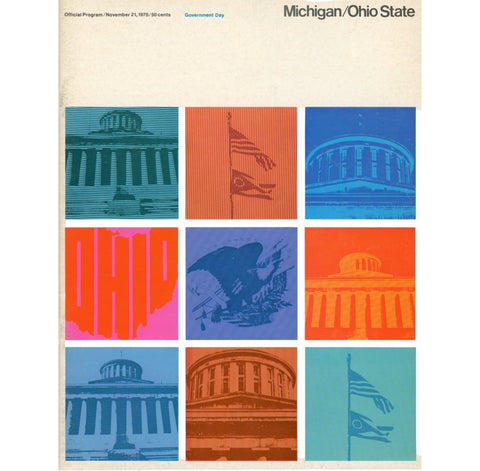 Ohio State Buckeyes vs Michigan Wolverines 11/21/1970 Gameday Magazine 59297