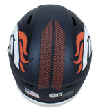 Troy Franklin Autographed Denver Broncos Mid-Size Speedflex MIDI Helmet Beckett