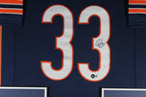 CHARLES TILLMAN (Bears navy TOWER) Signed Autographed Framed Jersey Beckett