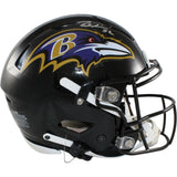Ray Lewis Autographed Baltimore Ravens SpeedFlex Helmet Beckett Witness 57513
