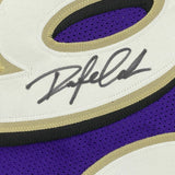 Autographed/Signed ODAFE OWEH Baltimore Purple Football Jersey JSA COA Auto