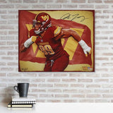 Chase Young Commanders Signed 20x24 Canvas Giclee Print-by Brian Konnick-LE 10