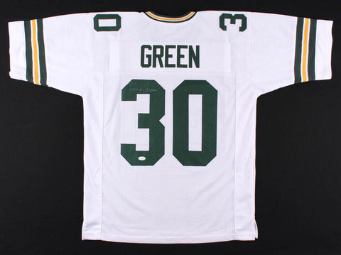Ahman Green Signed Green Bay Packers Jersey (JSA COA) 1998 3rd Rd Pick Nebraska