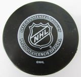 Darroll Powe Flyers Autographed/Signed 2010 Winter Classic Logo Puck PASS 144564