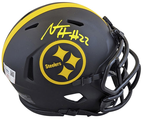 Steelers Najee Harris Authentic Signed Eclipse Speed Mini Helmet Fanatics