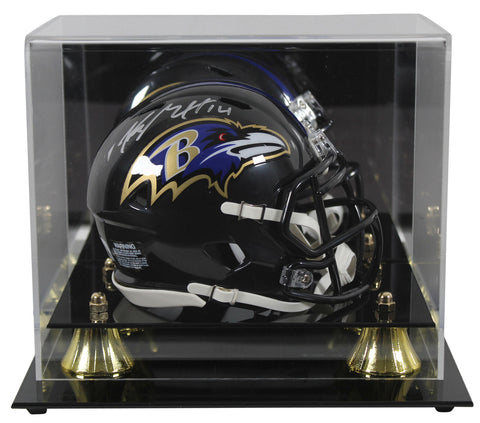 Ravens Kyle Hamilton Authentic Signed Speed Mini Helmet W/ Case BAS Witnessed