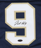 Justin Ademilola & Jayson Ademilola Signed Notre Dame Fighting Irish Jersey /PBI