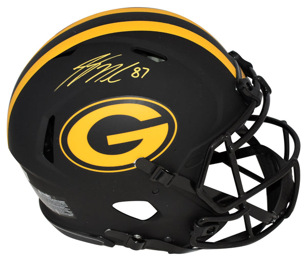 JORDY NELSON SIGNED GREEN BAY PACKERS ECLIPSE AUTHENTIC SPEED HELMET BECKETT