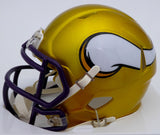 Herschel Walker Autographed Vikings Flash Speed Mini Helmet Beckett WS27101