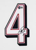 Warriors Stephen Curry Signed Team USA White Nike Swingman Framed Jersey BAS