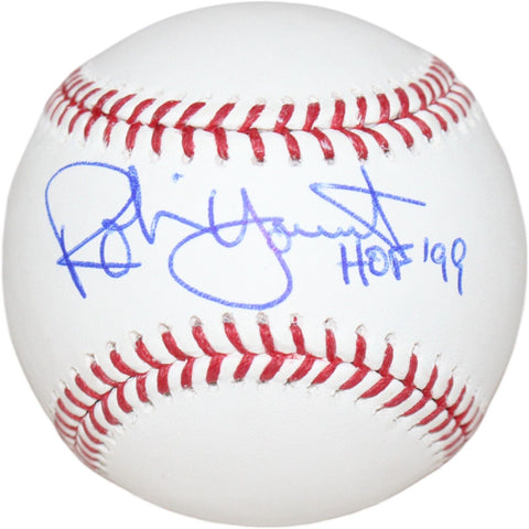 Robin Yount Signed Milwaukee Brewers OML Baseball HOF Beckett 40822