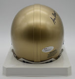Ara Parseghian Notre Dame Signed/Autographed Mini Football Helmet JSA 211970