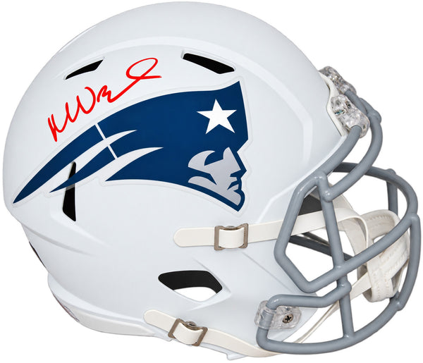 MIKE VRABEL SIGNED NEW ENGLAND PATRIOTS RIVALRIES FULL SIZE SPEED HELMET JSA