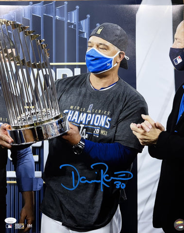 DAVE ROBERTS Signed 16X20 Photo #3 AUTO - Los Angeles Dodgers - JSA