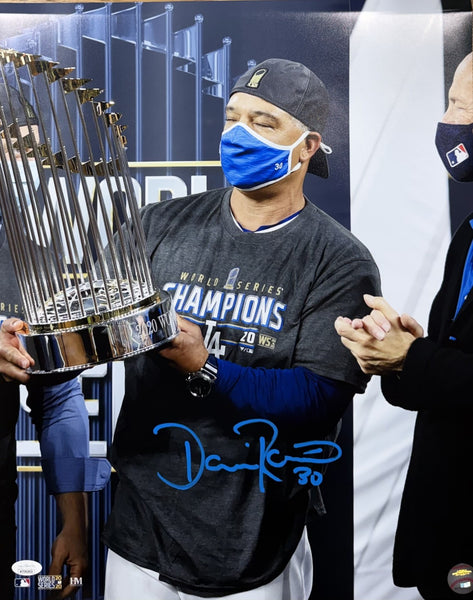 DAVE ROBERTS Signed 16X20 Photo #3 AUTO - Los Angeles Dodgers - JSA