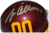 Jonathan Allen Signed Washington Football Team VSR4 Mini Helmet Beckett 37311