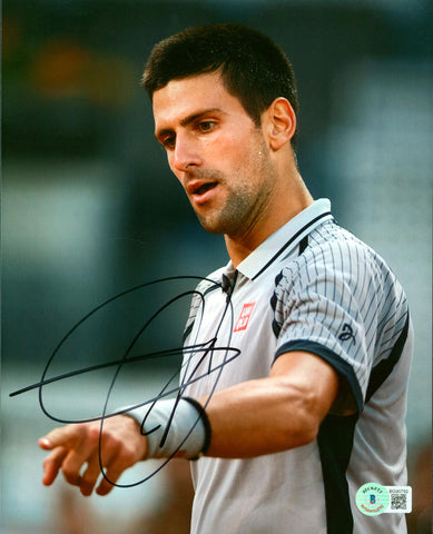 Novak Djokovic Authentic Signed 8x10 Photo Autographed BAS #BG90792