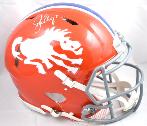John Elway Signed Denver Broncos F/S 1966 Speed Authentic Helmet-Beckett W Holo