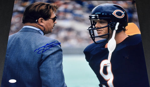 MIKE DITKA AUTOGRAPHED CHICAGO BEARS JIM McMAHON 16x20 PHOTO JSA