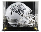 Jaguars Travis Hunter Signed STS III Full Size Speed Rep Helmet W/ Case BAS Wit