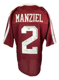 Johnny Manziel Signed Texas A&M Jersey / 3xInscribed with Johnny F****n Football