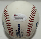 Brewers / Braves HENRY "HANK" AARON Signed MLB Baseball w/ "1957 NL MVP" - JSA