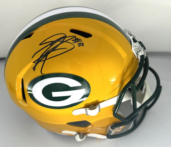 Packers Linebacker RASHAN GARY Signed Full Size Replica Speed Helmet AUTO - JSA