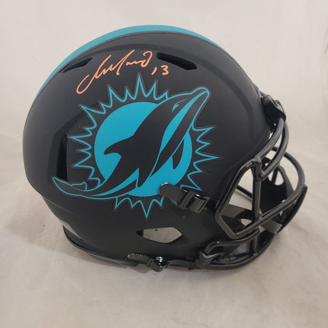 DAN MARINO SIGNED MIAMI DOLPHINS F/S ECLIPSE SPEED AUTHENTIC HELMET BECKETT