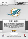 Jaylen Waddle Miami Dolphins Fanatics Exclusive Parallel Panini