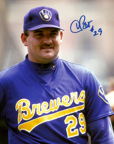 Milwaukee Brewers Pitcher CHRIS BOSIO Signed 8x10 Photo #1 AUTO -
