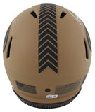 49ers George Kittle Signed Salute To Service II F/S Speed Proline Helmet BAS Wit